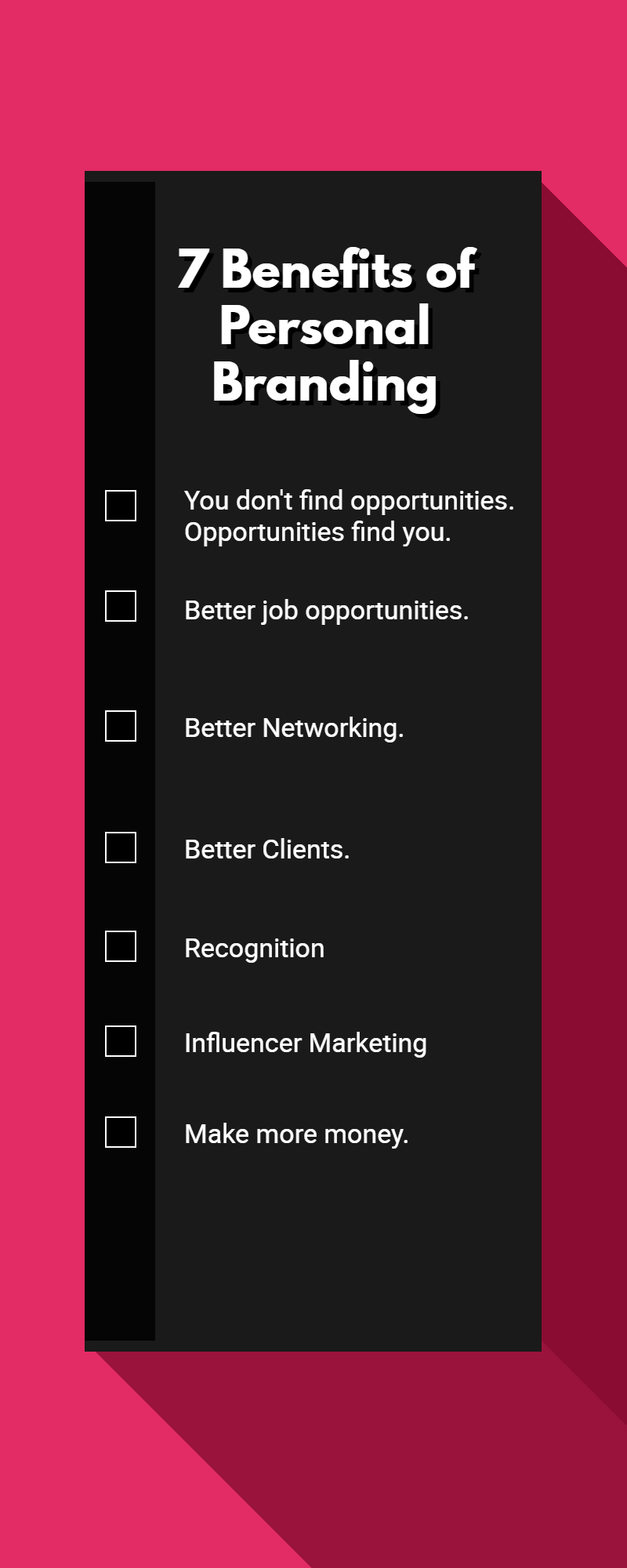 why you need a personal brand - infographic