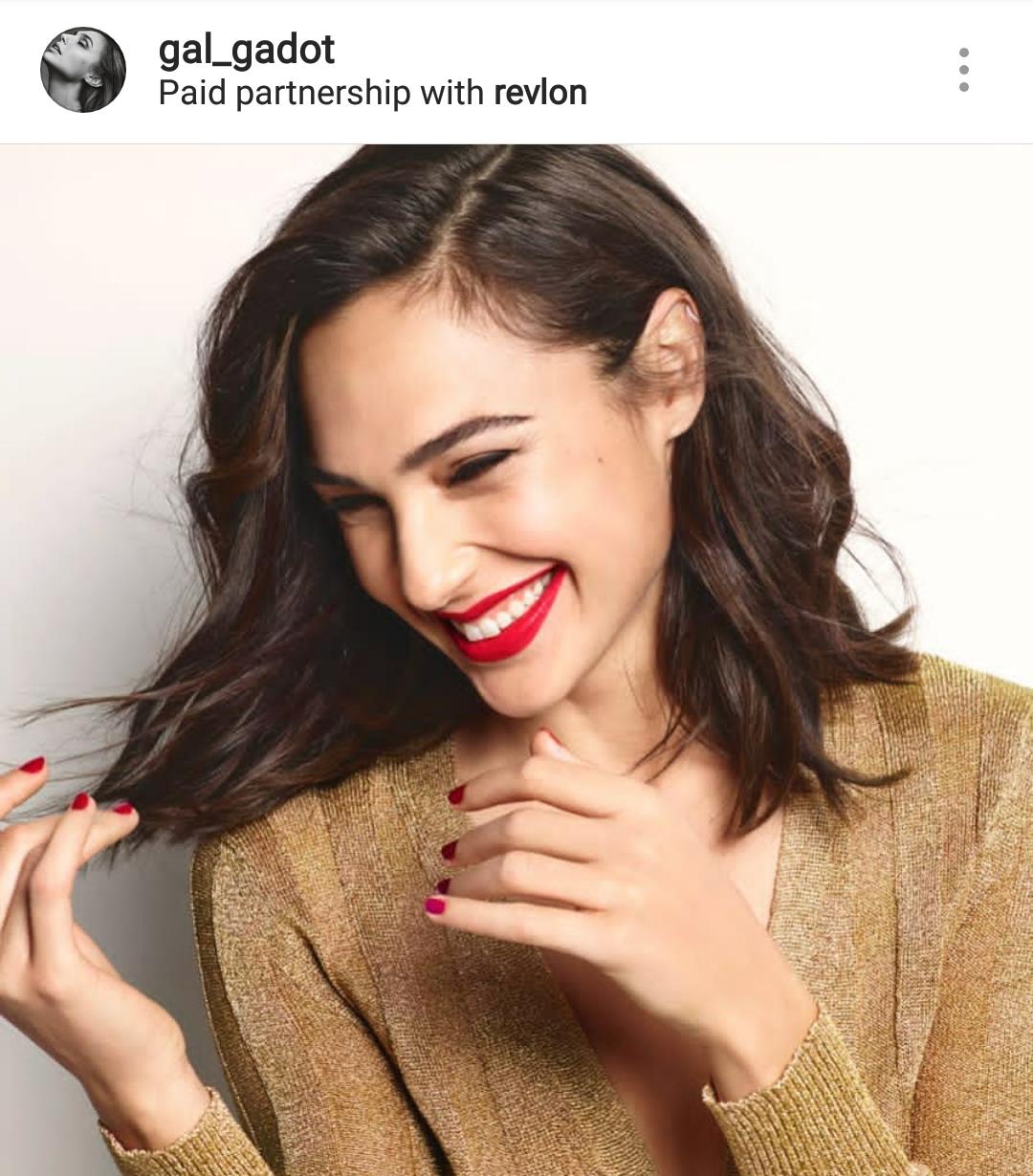 Gal Gadot - Paid Partnership with Revlon