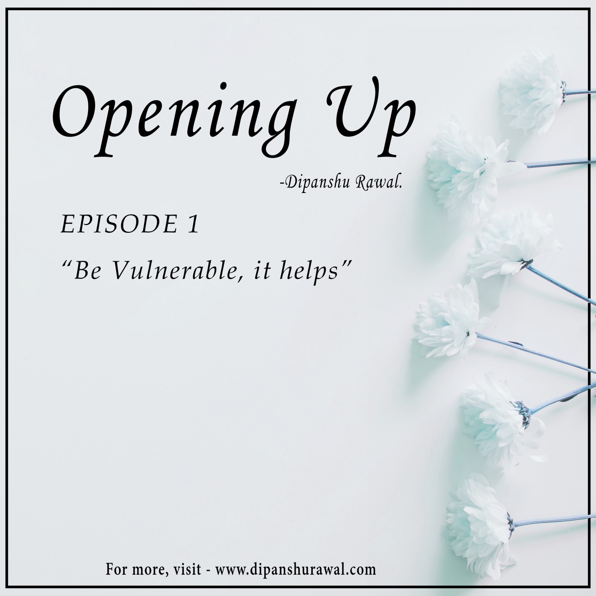 opening up - episode 1 cover
